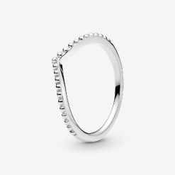 Beaded Wishbone Pandora Belgium Ring