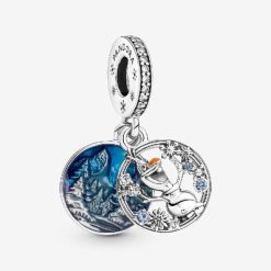 Disney Frozen Snow Olaf Double Bungel Charm Pandora België