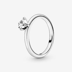Duidelijke Hart Solitaire Ring Pandora België