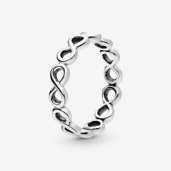 Eenvoudige Infinity Pandora Belgium Band Stapelring
