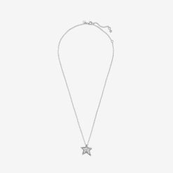Effen Asymmetrische Ster Collier Ketting Pandora België