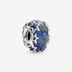 Galaxy Blue & Star Murano Bedel Pandora België