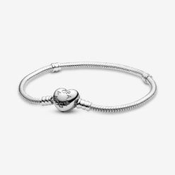 Momenten Hart Sluiting Slang Pandora België Merk Ketting Armband