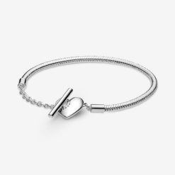 Momenten Hart T-bar Snake Fashion Pandora België Schakelarmband