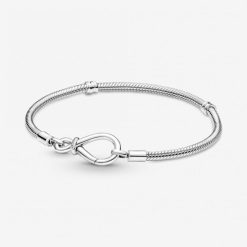Momenten Infinity Knoop Pandora België Merk Snake Chain Armband