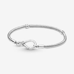 Momenten Infinity Knoop Snake Chain Armband Pandora België