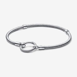 Momenten Merk Pandora België O Sluiting Snake Chain Armband