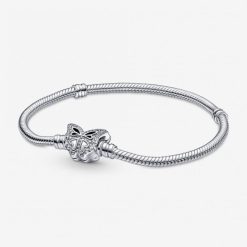 Momenten Vlindersluiting Slang Pandora Belgische Schakelarmband