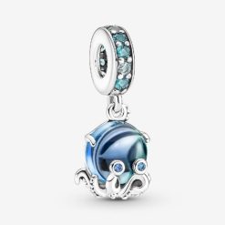 Murano Glas Schattige Octopus Bengelen Bedels Pandora België