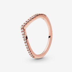 Rose Pandora België Sprankelende Wishbone Ring