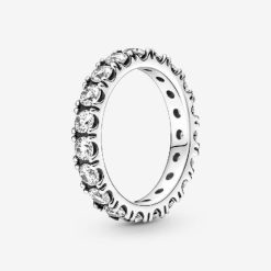 Sprankelende Pandora België Rij Eternity Ring
