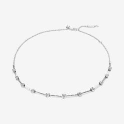 Sprankelende Pave Collier Bars Ketting Pandora België
